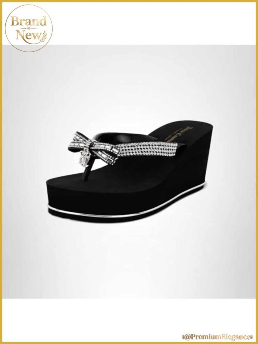 3 Inch Platform Wedge Flip Flops Soft Footbed Thong Sandals